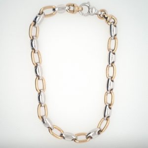 9ct White & Yellow Gold Bracelet