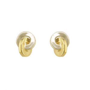 9ct Two Toned Earrings