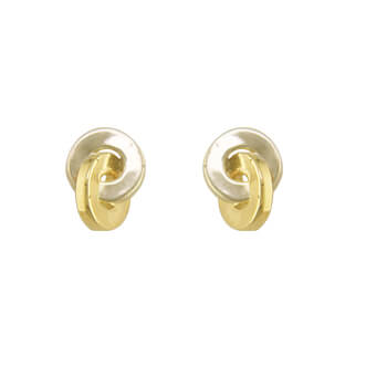 9ct Two Toned Earrings