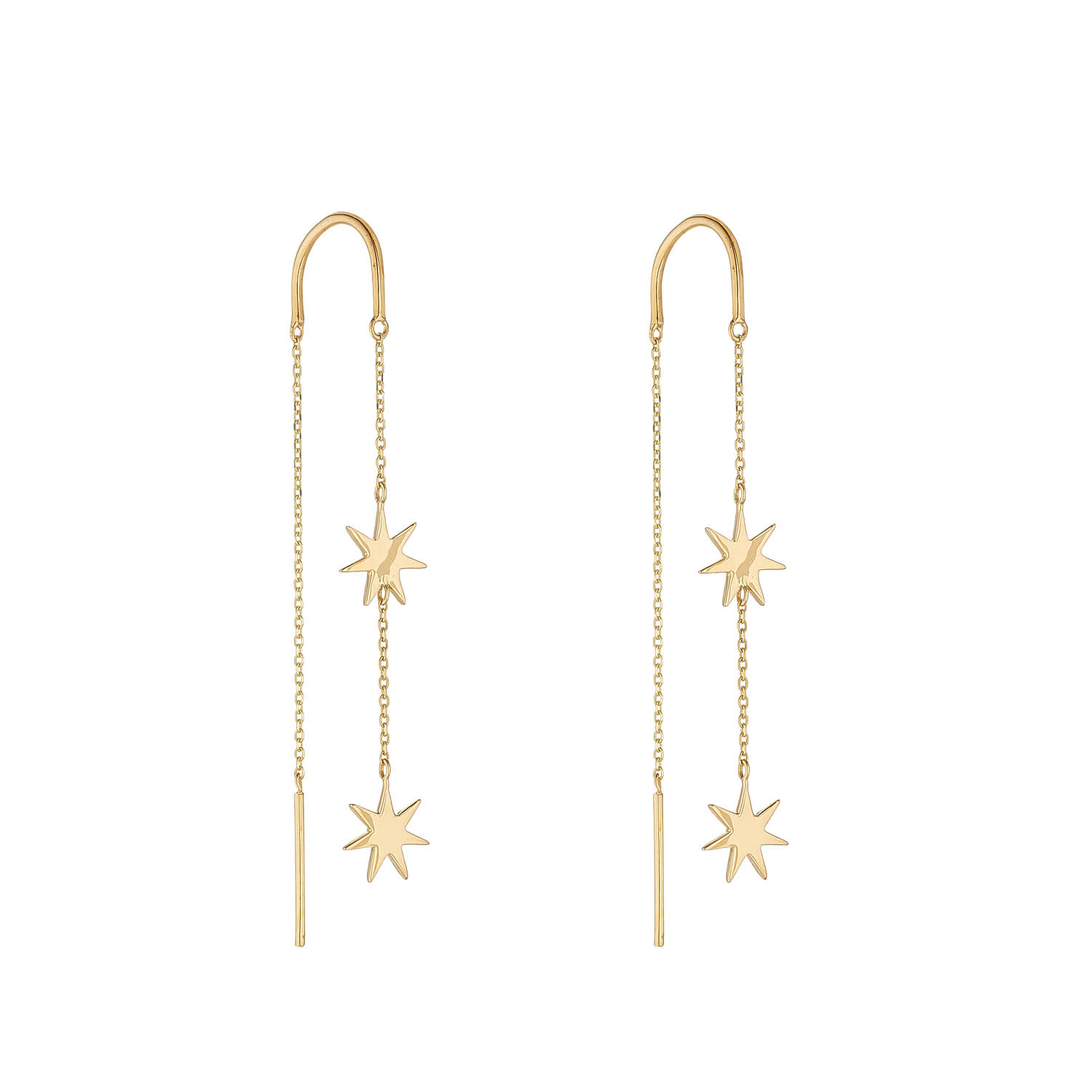 9ct Gold Drop Earrings