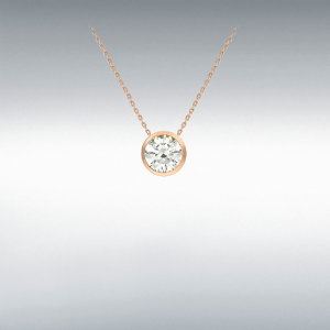 Rose Gold Cubic Zirconia Pendant
