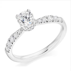 Platinum Solitaire Diamond Ring