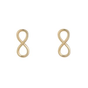 9ct Gold Infinity Earrings