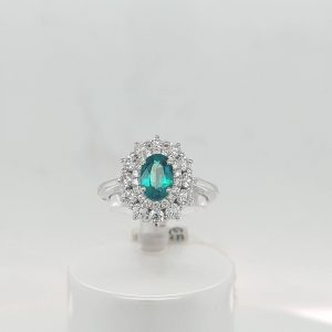 Emerald & Diamond Ring